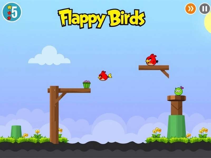 Diagram showing optimal path through Flappy Bird pipes