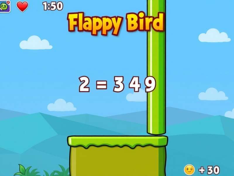 Scientific diagram analyzing Flappy Bird trajectory and pipe collision points