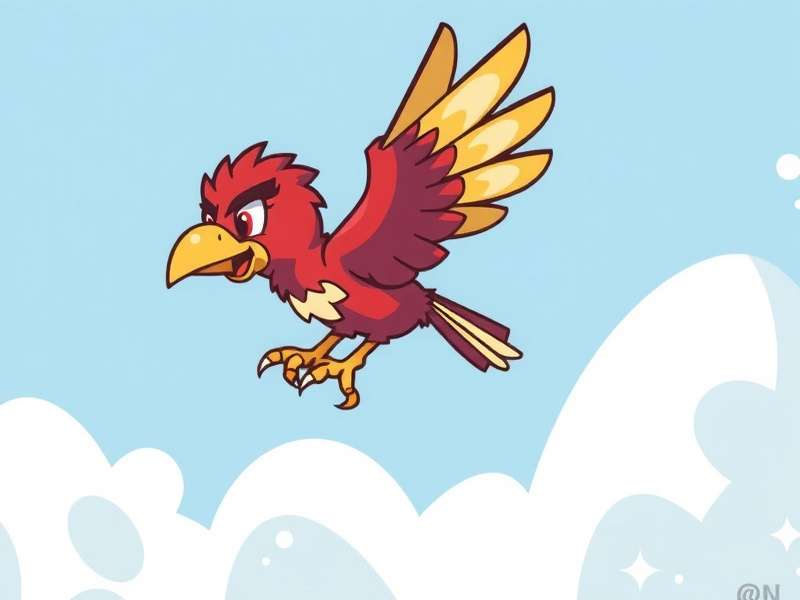 Technical diagram breaking down the Flappy Bird sprite sheet, showing pixel dimensions and color codes