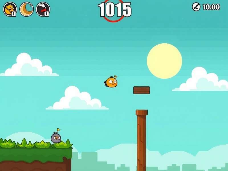 A person playing Flappy Bird on a laptop, showing the classic green pipes and pixel bird