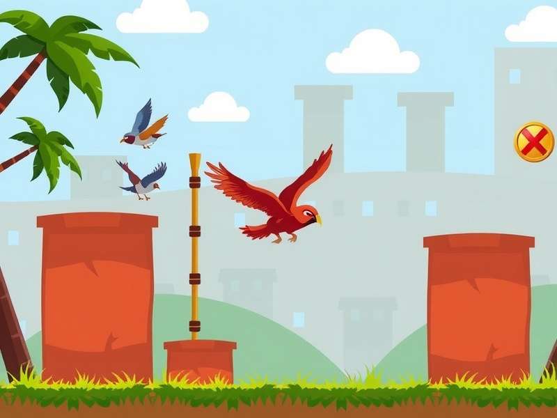 Collection of high-resolution Flappy Bird PNG sprites and assets on transparent background