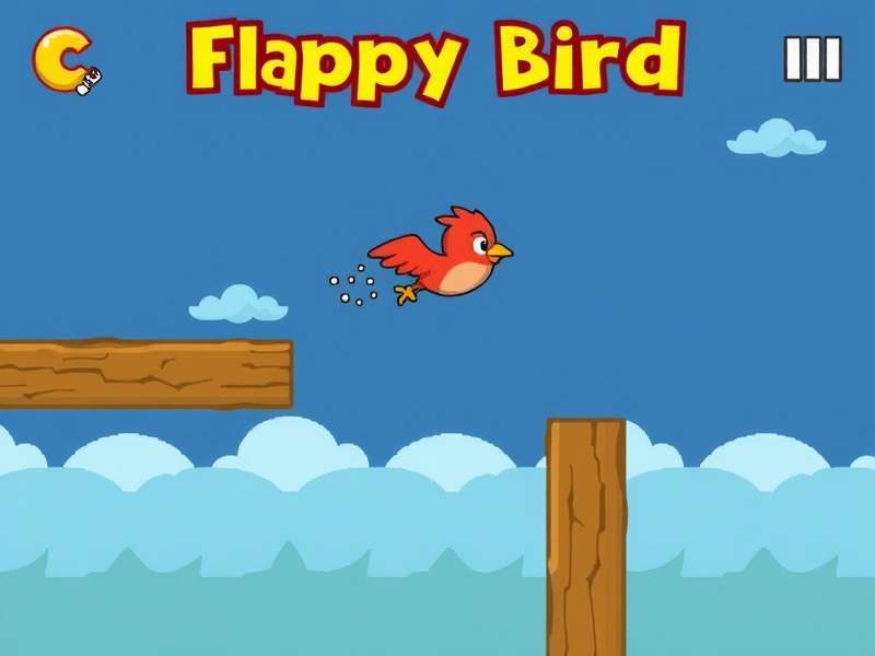 Flappy Bird weird physics glitch GIF