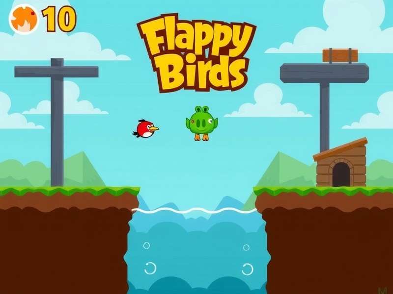 A person playing a mobile game on a smartphone, representing Flappy Bird gameplay