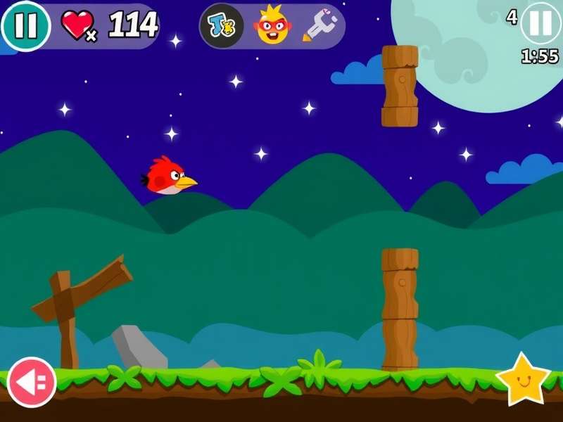 Flappy Bird and Brawl Stars crossover gameplay