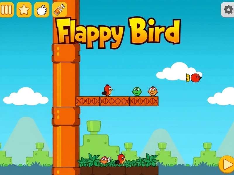 Original Flappy Bird game screenshot showing release date information