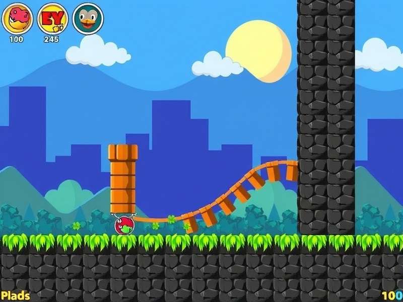 Flappy Bird gameplay showing the bird navigating between green pipes
