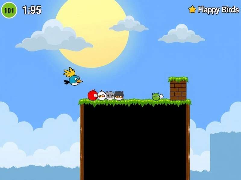 Flappy Bird game on mobile screen showing Game Over message