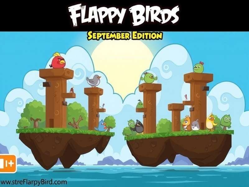 Flappy Bird September Edition gameplay on mobile device