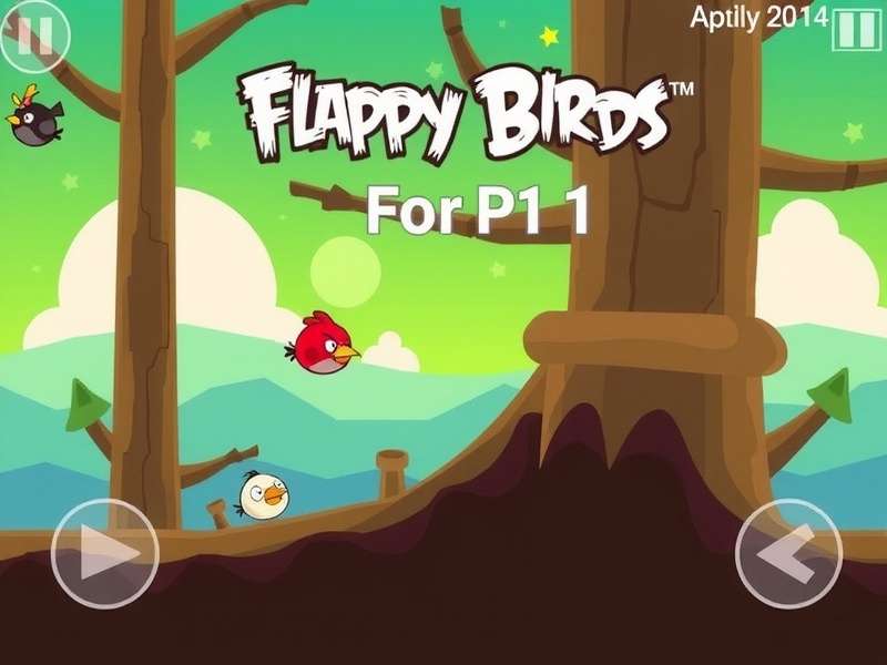 Close-up of keyboard controls for Flappy Bird PC game