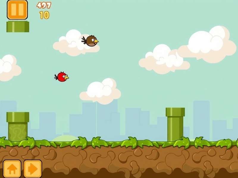 Flappy Bird strategy guide showing optimal flight paths
