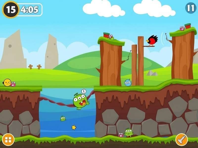Flappy Bird gameplay screenshot showing the bird navigating green pipes
