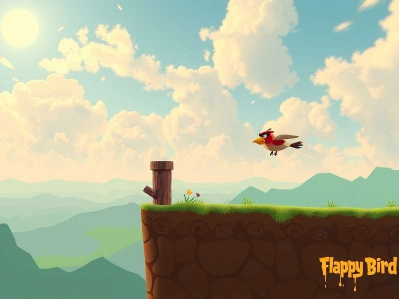 VR player demonstrating proper stance and movement for Flappy Bird VR