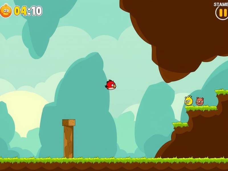 Flappy Bird gameplay screenshot showing bird navigating through green pipes