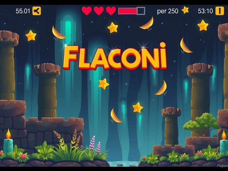 Diagram overlay on a phone screen showing the optimal tap rhythm path through Flappy Bird pipes