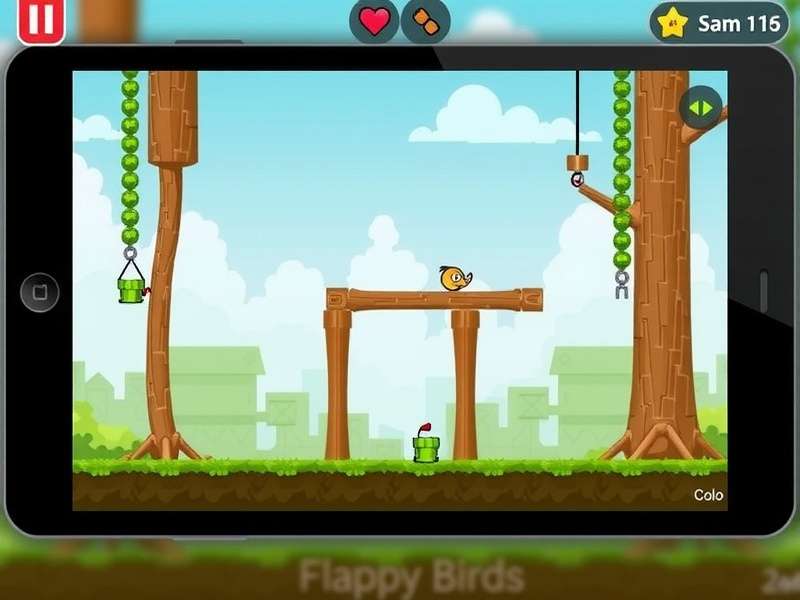 Flappy Bird game with various extension mods and skins applied