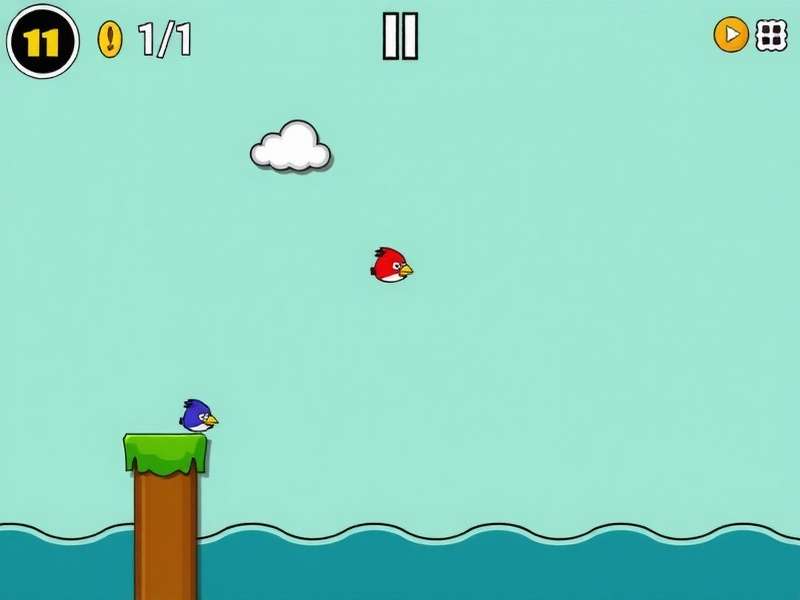 Hour of Code Flappy Bird gameplay screenshot
