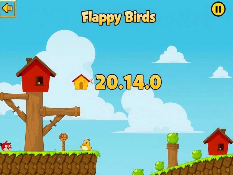 Flappy Bird Game Over Screen showing score and restart button