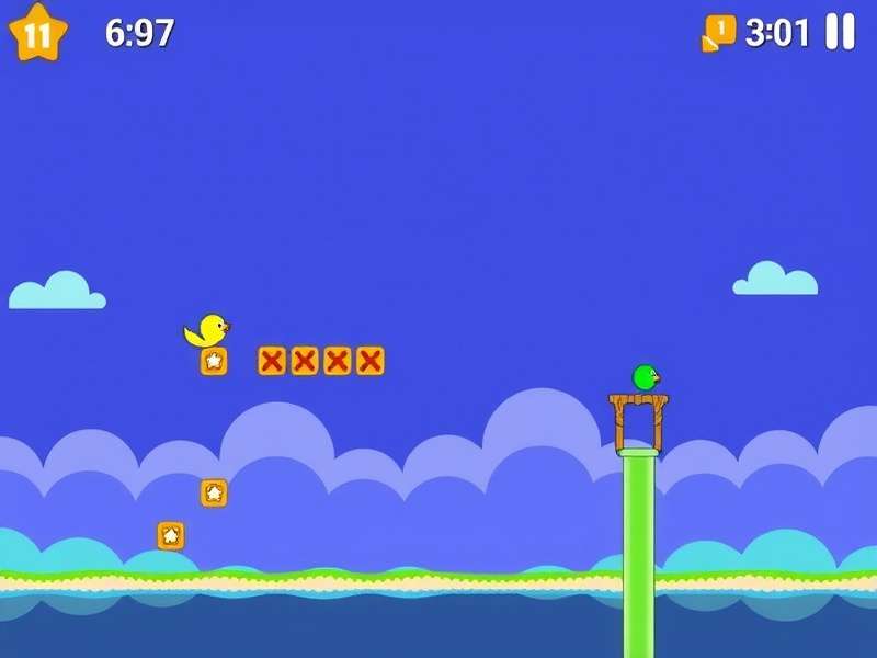 Flappy Bird Pipe gameplay guide featuring green pipes and the bird