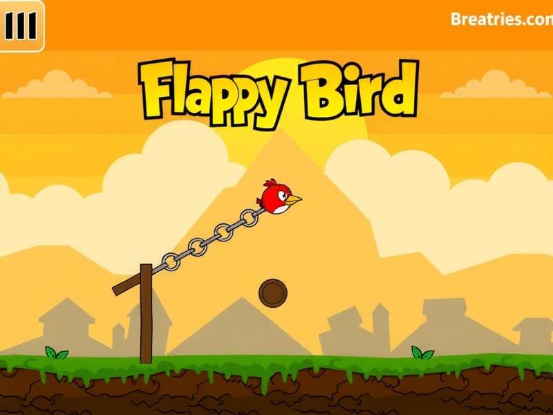 Flappy Bird Game Free Online – Hero image showing the iconic bird and pipes