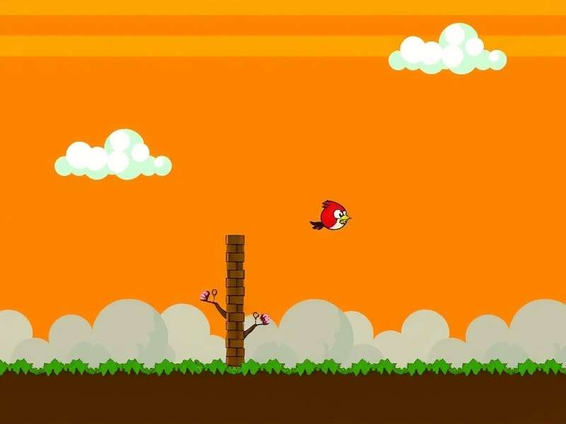 Hour Of Code Flappy Bird Game – player enjoying the classic bird game on mobile